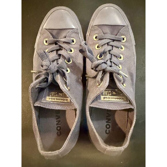 Converse All Stars Lace Up Gray on Gray Women's Size 8 - Picture 1 of 7